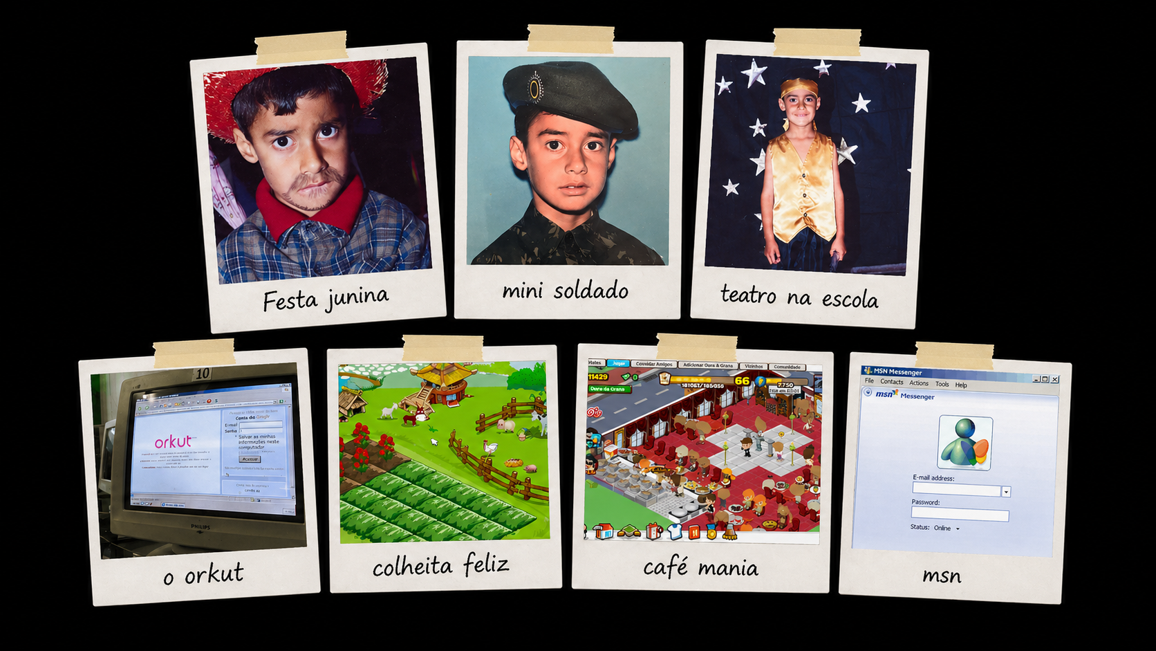 Childhood and internet memories